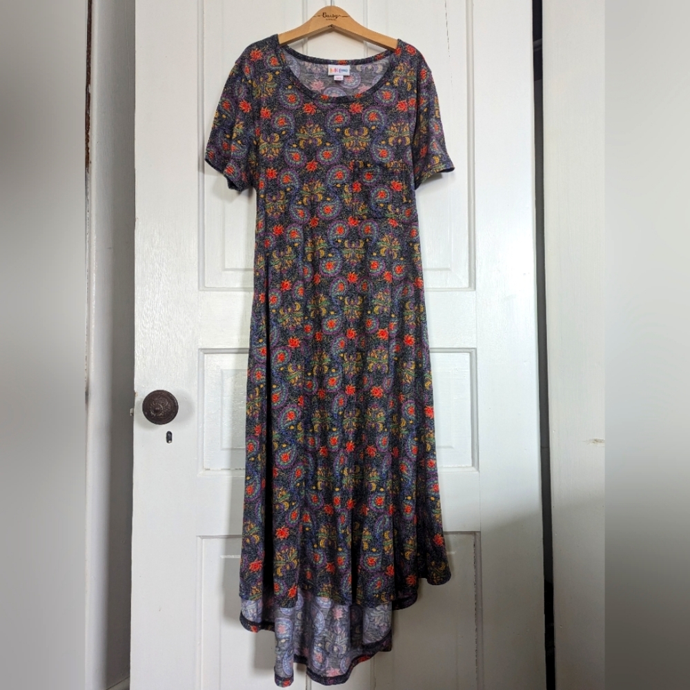 XXS LuLaRoe Paisley Tshirt dress